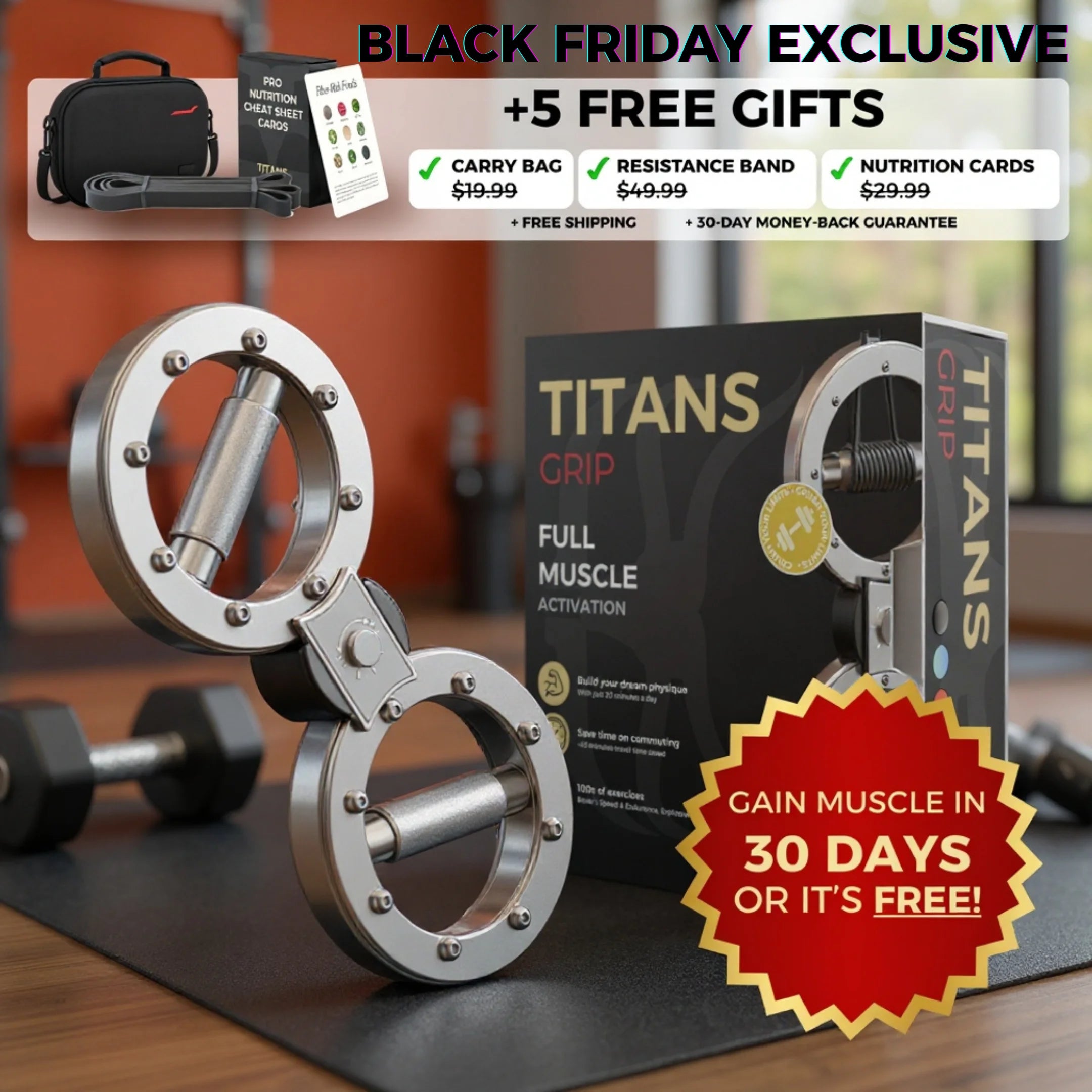 Titan's Complete Arm Training Kit - BLACK FRIDAY SALE